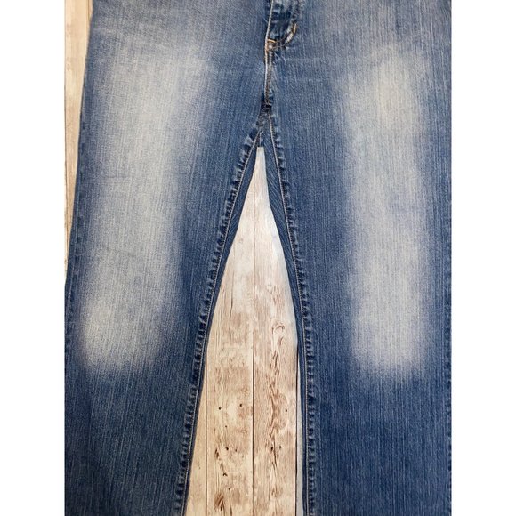 Women's GAP Denim Stretch Bootcut Blue Jeans Size 12 Medium Wash - Picture 3 of 12